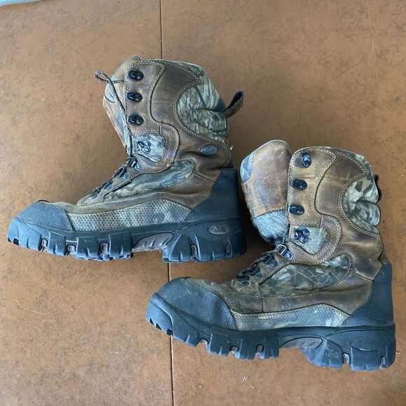 Red Wing Irish Setter Big Game Tracker 800 Gram GoreTex Camo Boots Size 11 1/2D main image 4